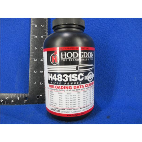 Hodgdon H4831SC Rifle Powder (Pick Up Only) - Sealed 1 lb Tub