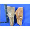 Image 1 : 2 Leather Holsters - Right Hand - Marked Ruger and GP 100