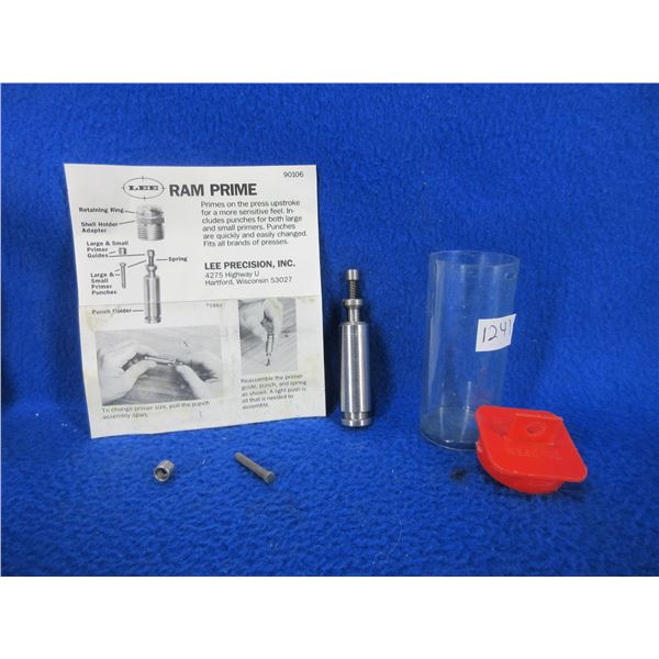 Lee Ram Prime - Shell Holder Adaptor Missing