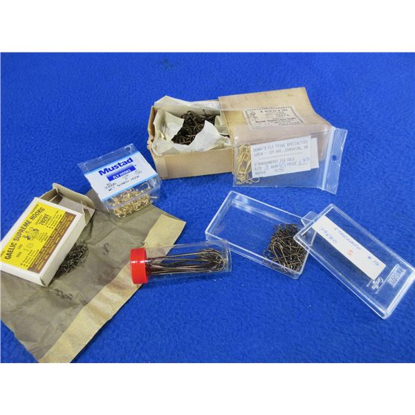 3 Packages of Vintage Mustad Fly Hooks, 1 Gaelic Supreme & 2 Others