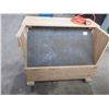 Image 2 : Handmade Wood and Steel Pellet Trap with Plug-In Light - Pick Up Only
