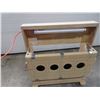 Image 4 : Handmade Wood and Steel Pellet Trap with Plug-In Light - Pick Up Only