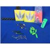 Image 1 : Lot of Misc. Archery - Broadheads, Bowstring Wax, Field Points, Vanes, Nocks, Etc.
