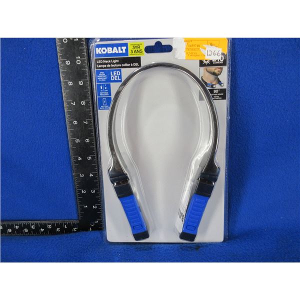 NEW - Kobalt LED Neck Light - 210 Lumens on High, Batteries Included