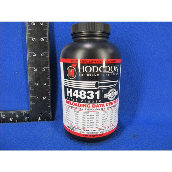 Hodgdon H4831 Rifle Powder (Pick Up Only) - Sealed 1 lb Tub