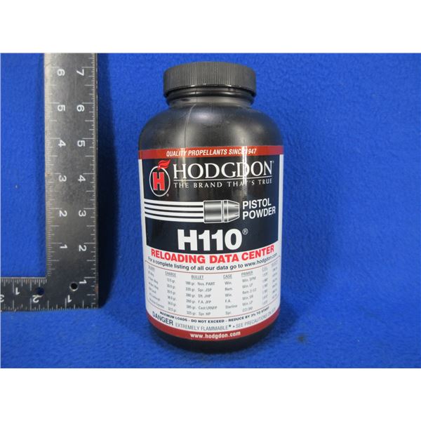 Hodgdon H110 Pistol Powder (Pick Up Only) - 1 lb Tub