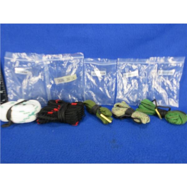NEW - 5 Pull Thrus - 12 Ga., 20 Ga., 22 Cal., 30 Cal. and 38 Cal./9MM