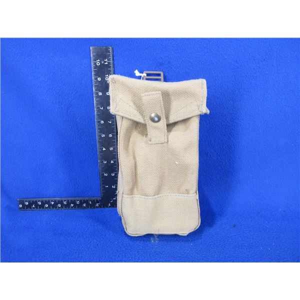 WWII Pattern 37 Web Ammo Pouch Marked "Z.L. & T. Ltd. 1943" with Broad Arrow