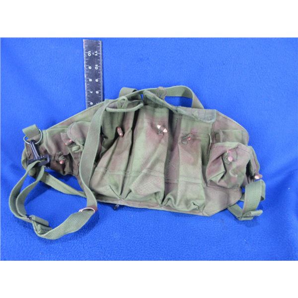 Chinese Type 81 Chest Rig - 7 Pocket, Green, Canvas