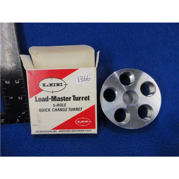 Lee Load-Master Turret 5 Hole Quick Change Turret