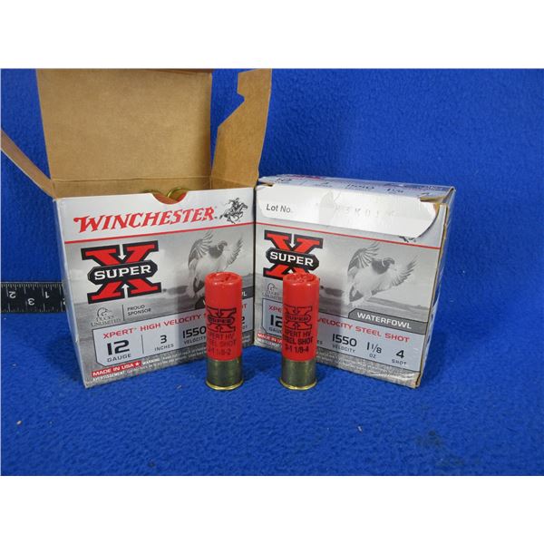 12 Ga. 2 3/4" 2 and 4 Shot Winchester Shotshells (Pick Up Only)