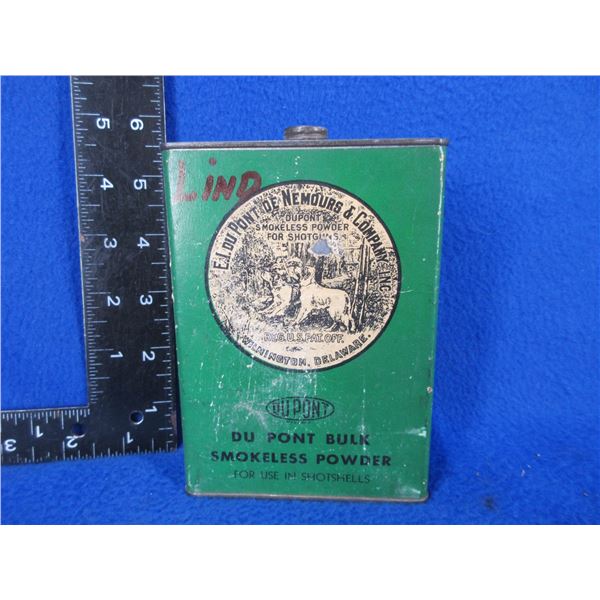 Dupont Bulk Smokeless Shotgun Powder Collector Tin (Pick Up Only)