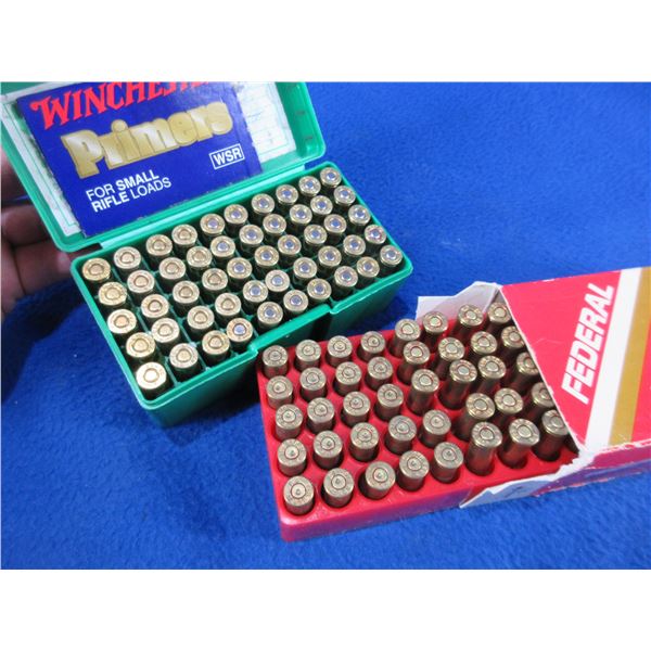32 H&R Mag Reloads - Lot of 78 + 22 Brass (Pick Up Only) - Sold as Components