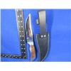 Image 2 : Bell Fixed Blade Knife with Leather Sheath - 5" Blade, 10" Overall Length