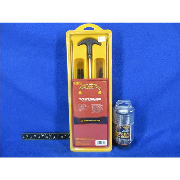 Outers Universal Cleaning Kit (New) & Butch's Bore Shine (Appears Full)