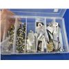 Image 1 : Leather Tooling Kit with Fasteners, Stamps, Punches, Etc.