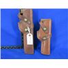 Image 1 : 2 Leather Holsters - Right Hand - Brauer Bros, Mfg.