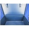 Image 1 : Large Blue Metal Storage Trunk with Hinged Lid - 28" x 15" x 11 1/2" High