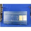 Image 4 : Large Blue Metal Storage Trunk with Hinged Lid - 28" x 15" x 11 1/2" High
