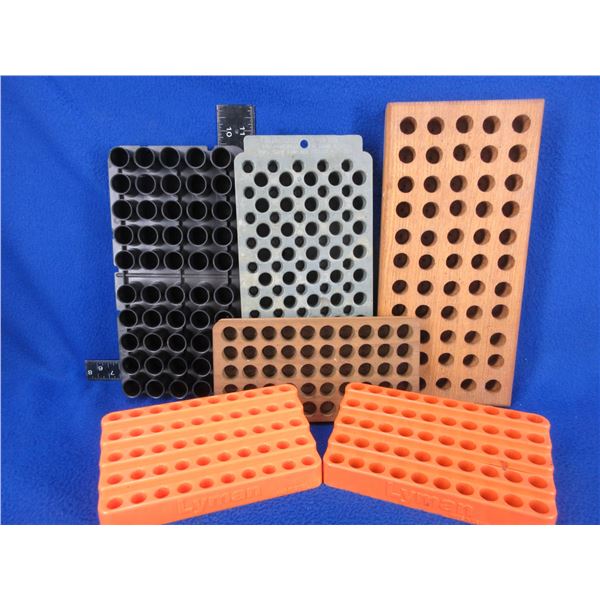 6 Assorted Reloading Trays
