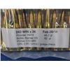 Image 2 : 243 Win. Reloads - Lot of 36 (Pick Up Only) - Sold as Components