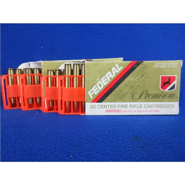 270 Win. 130gr BT SP Federal Cartridges - Box of 13 + 27 Brass (Pick Up Only)