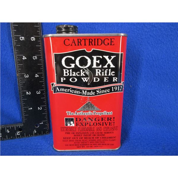 GOEX Cartridge Black Rifle Powder - 1 lb Tin (Pick Up Only)