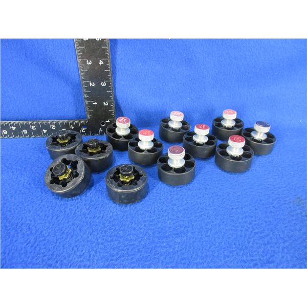 8 HKS and 4 Safariland 45 Colt 6 Round Speedloaders