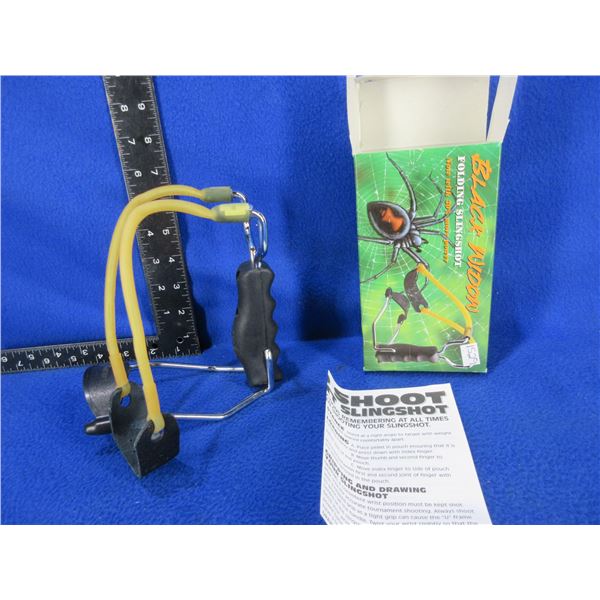 Barnett Black Widow Folding Slingshot - Appears New