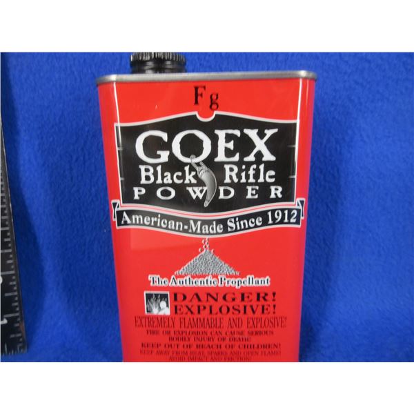 GOEX Fg Black Rifle Powder - 288 Grams Including Tin (Pick Up Only)