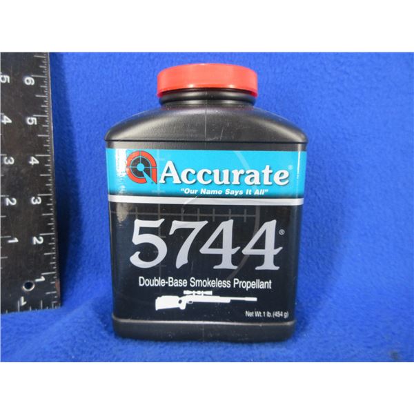 Accurate 5744 Double-Base Smokeless Powder - Sealed 1 lb Tub (Pick Up Only)