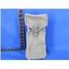 Image 1 : WWII Pattern 37 Web Ammo Pouch Marked 1952 with Possible Broad Arrow
