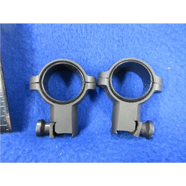 1" Steel .22 Dovetail High Rings with Inserts