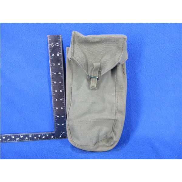 WWII Pattern 37 Web Ammo Pouch Marked 1953 with Possible Broad Arrow