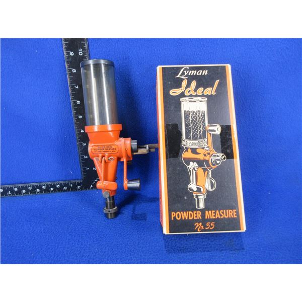 Vintage Lyman Ideal Powder Measure No. 55 with Original Box