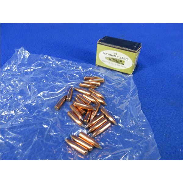 6MM .243" 100gr Nosler Bullets - Sealed Box of 100 (Semi Spitzer), Box of 25 (Spitzer)