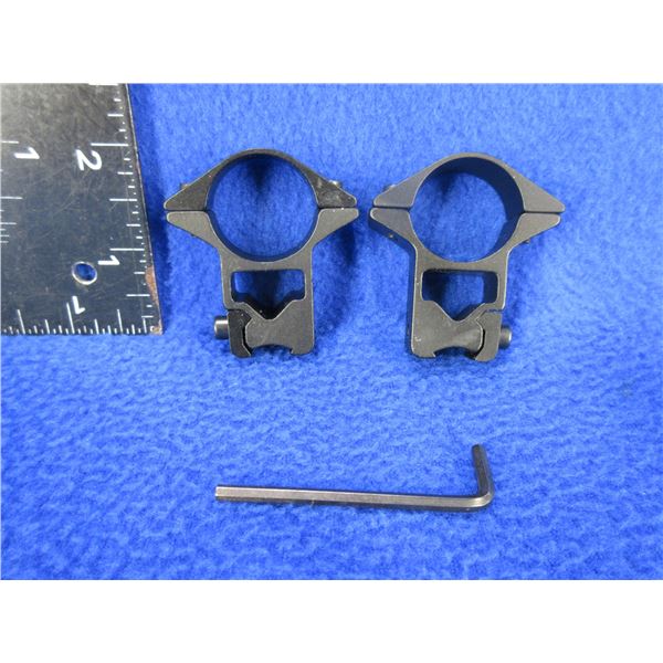 1" See-Thru Rings - Aluminum or Lightweight Alloy