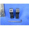 Image 2 : 1" See-Thru Rings - Aluminum or Lightweight Alloy