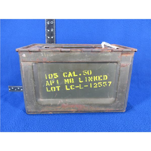 Metal Ammo Box - Cal. 50 M2 - 12" x 6" x 7 1/2" High