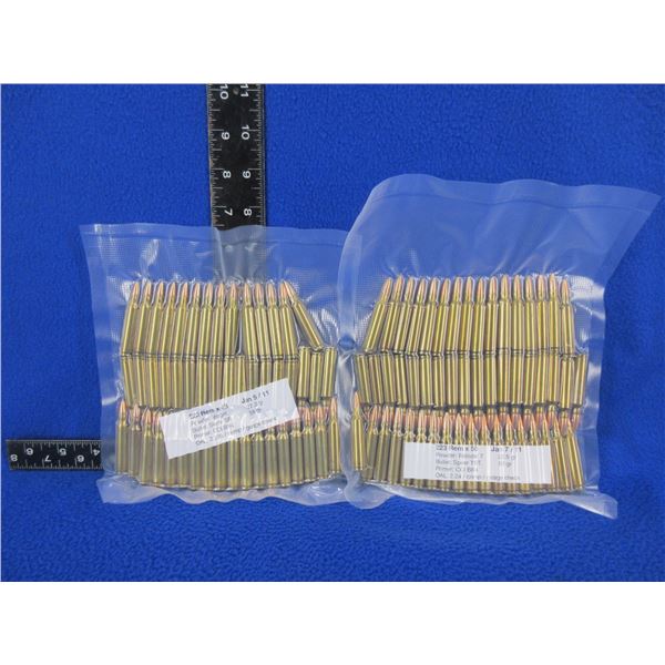 223 Rem. Reloads - Lot of 98 (Pick Up Only) - Sold as Components