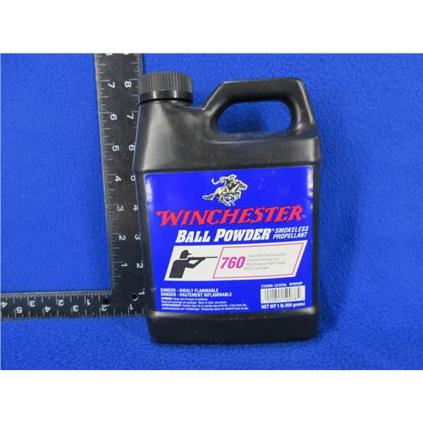 Winchester 760 Ball Powder - 396 Grams Including Tub (Pick Up Only)