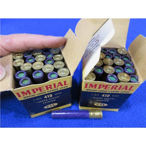 Collector Ammo - 410 Ga. 2 3/4" Imperial Paper Shotshells (Pick Up Only)