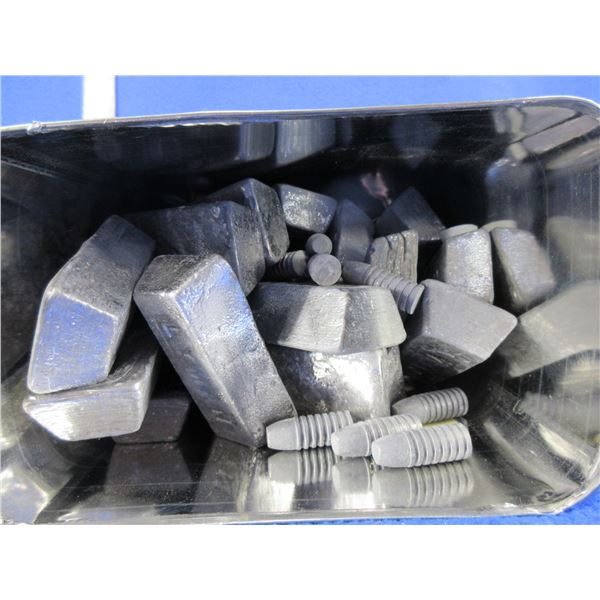 Lot of Misc. Lead Ingots and Bullets - Approx. 31 lbs