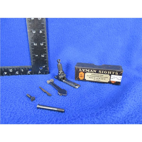 Lyman 1A WS Rear Peep Sight For Win. Slide Action & Rear Sight with Ramp
