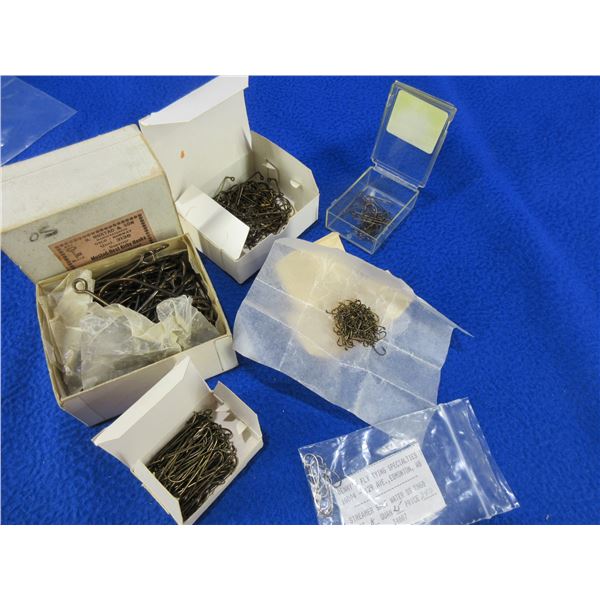 6 Packages of Vintage Mustad Fly Hooks
