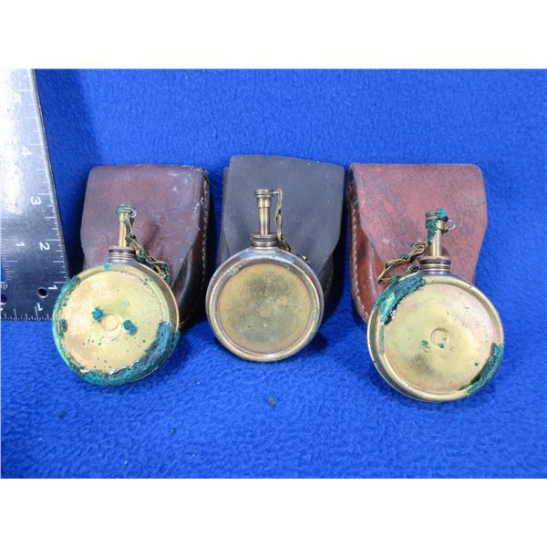 3 - Yugoslavian M59/66 Oilers with Leather Pouches