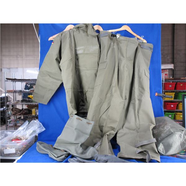 German NBC Chemical Suit - Unused Military Surplus - In sealed plastic, opened for pictures