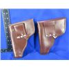 Image 2 : 2 Leather Right Hand Holsters - Appear to be Makarov