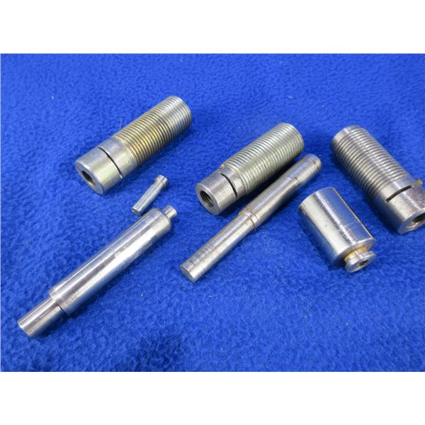 Gas Check Maker Dies/Parts - 2 Dies are Handmade, 1 is Factory - Calibers Unknown