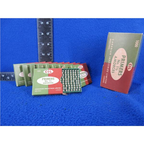 Vintage CIL No. 1 1/2 Primers - Carton of 1000 (Pick Up Only)